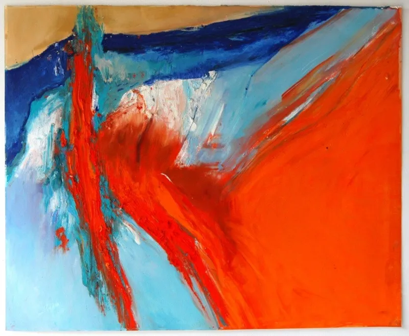 Película de Fósforo #4, Ana Sério, 2015, Oil and pastel on paper