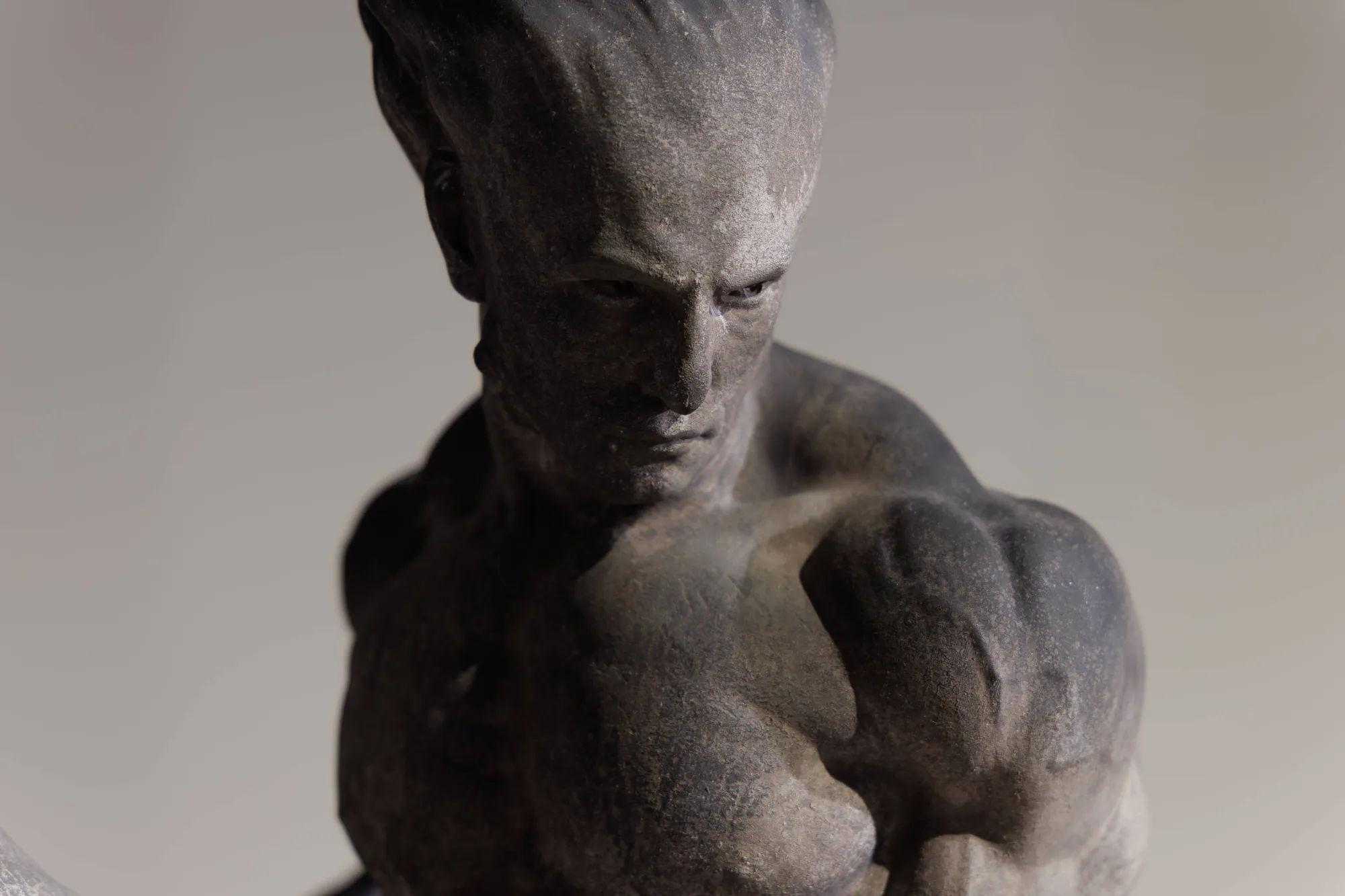 Reve-tintinolho, Daniel Gamelas, 2023, Painted resin
