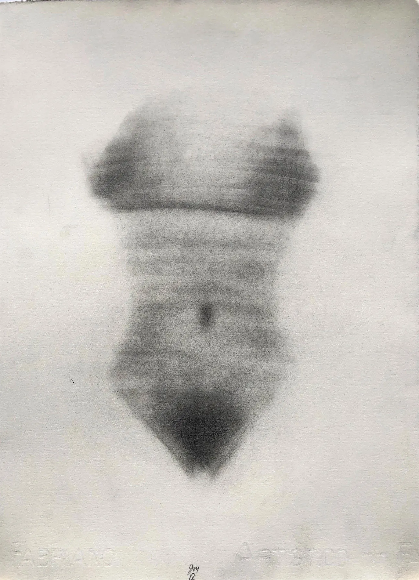 Untitled, Jorge Martins, 2018, Graphite on paper