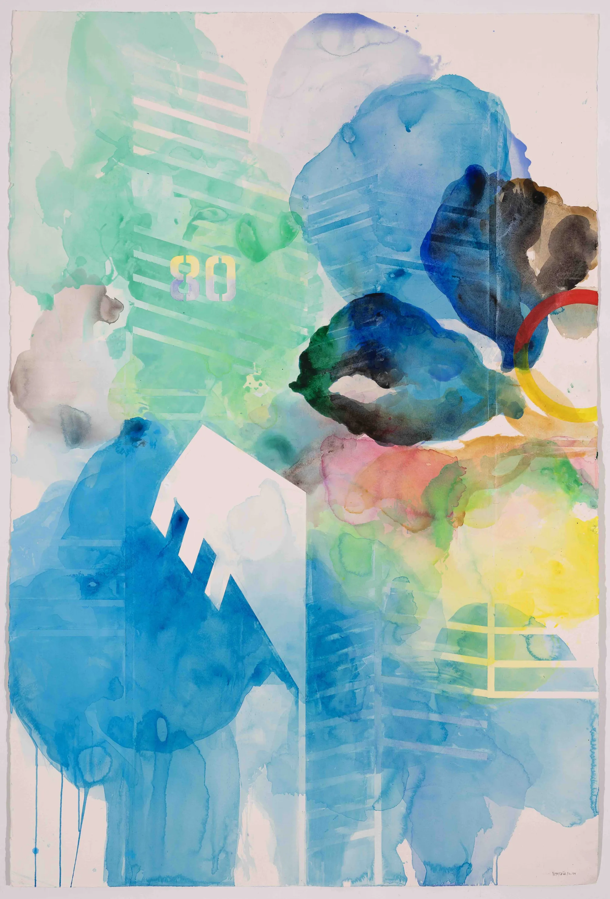 Untitled (296-10), Victor Costa, 2025, Acrylic on paper