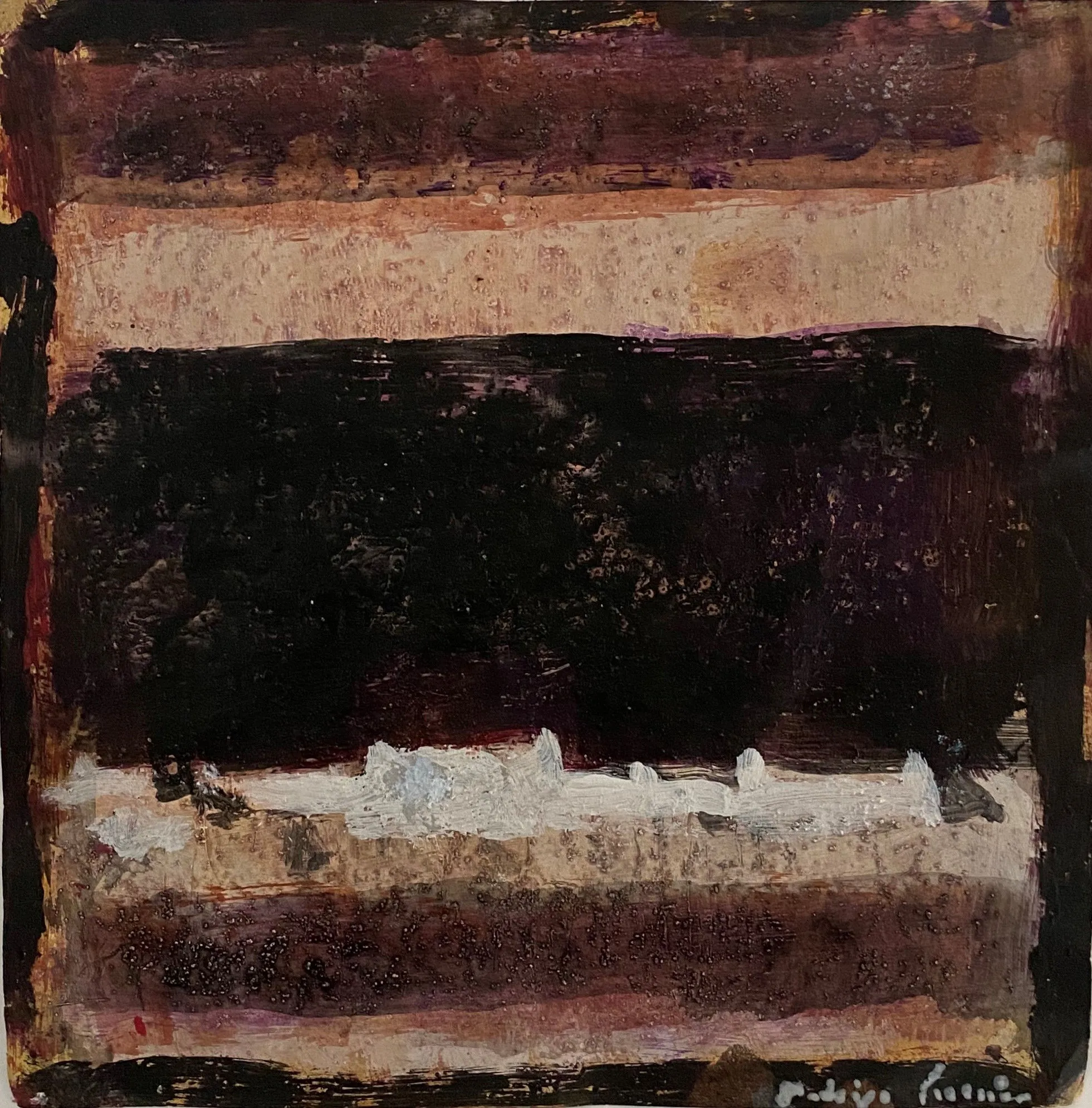 Cité Céleste, Rodrigo Ferreira, 2020, Oil on paper