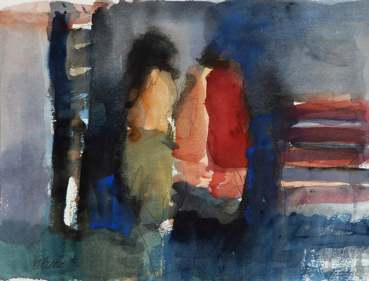 Untitled, González Bravo, 2006, Watercolour on paper