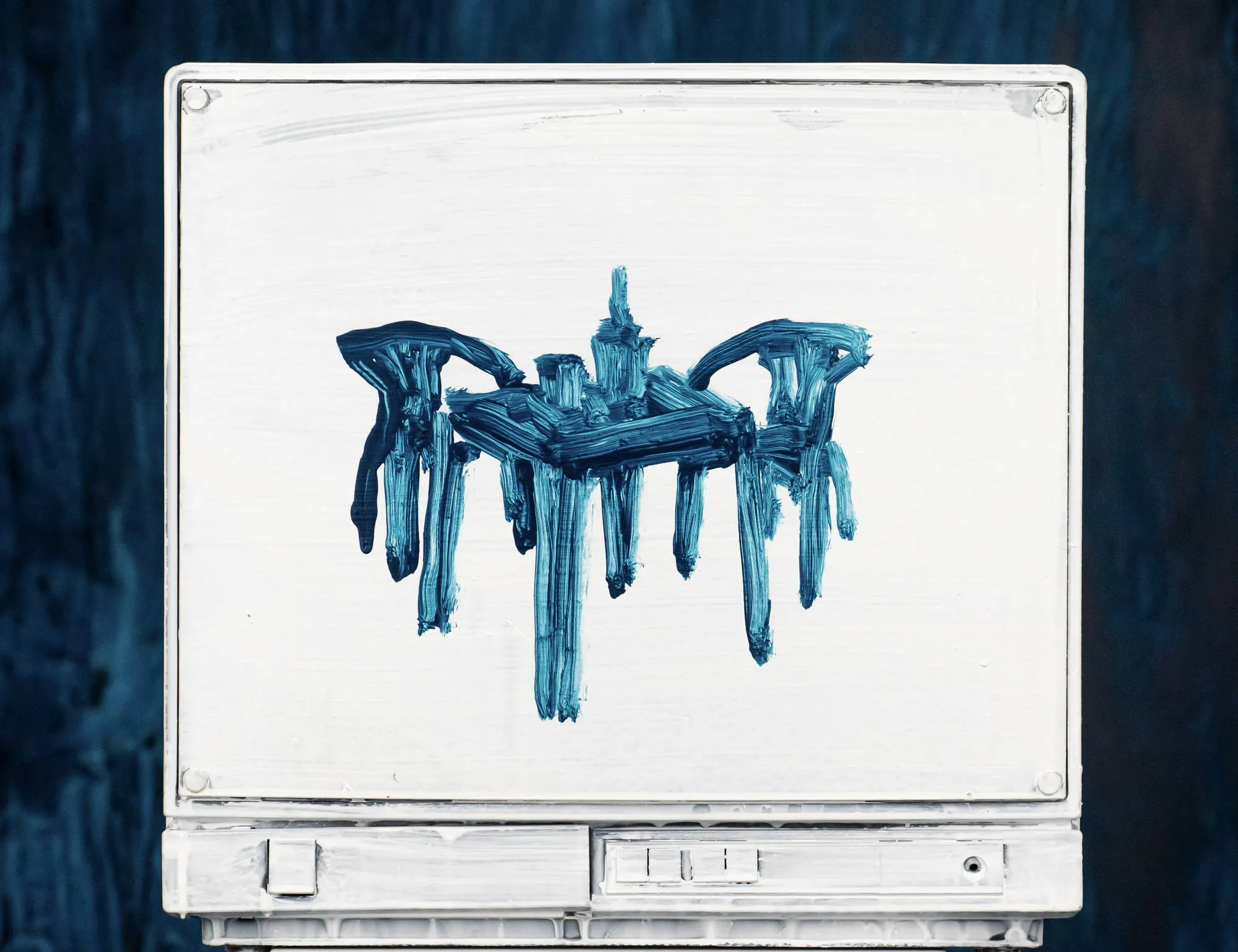 É sobre objectos casa - é sobre objectos seguros #10, Maísa Champalimaud, 2026, Acrylic on television