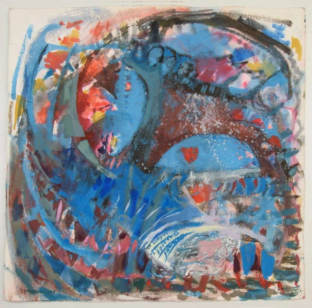 Untitled (P66-12), Deolinda Fonseca, 2016, Oil on paper