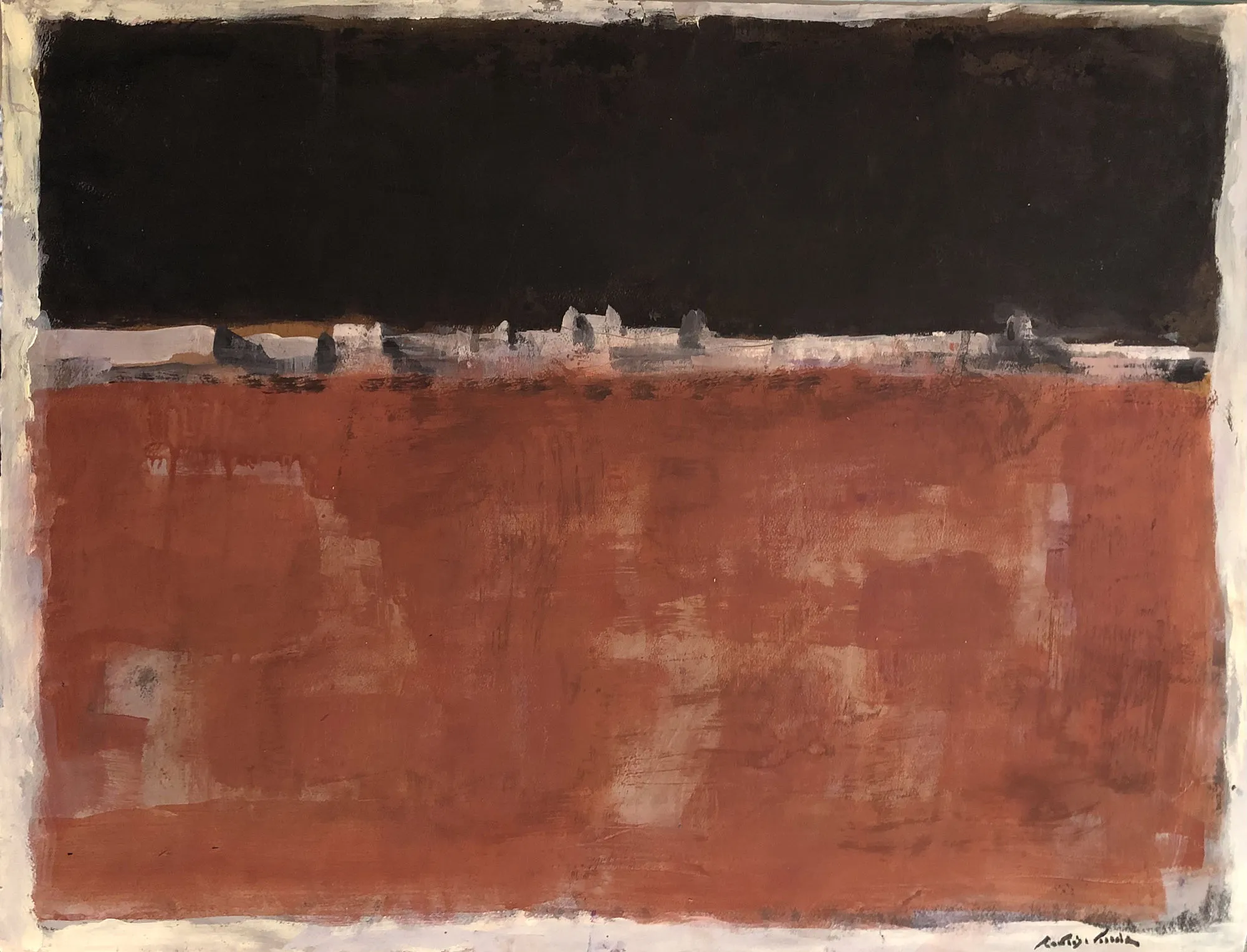 Empreintes, Rodrigo Ferreira, 2020, Acrylic on paper