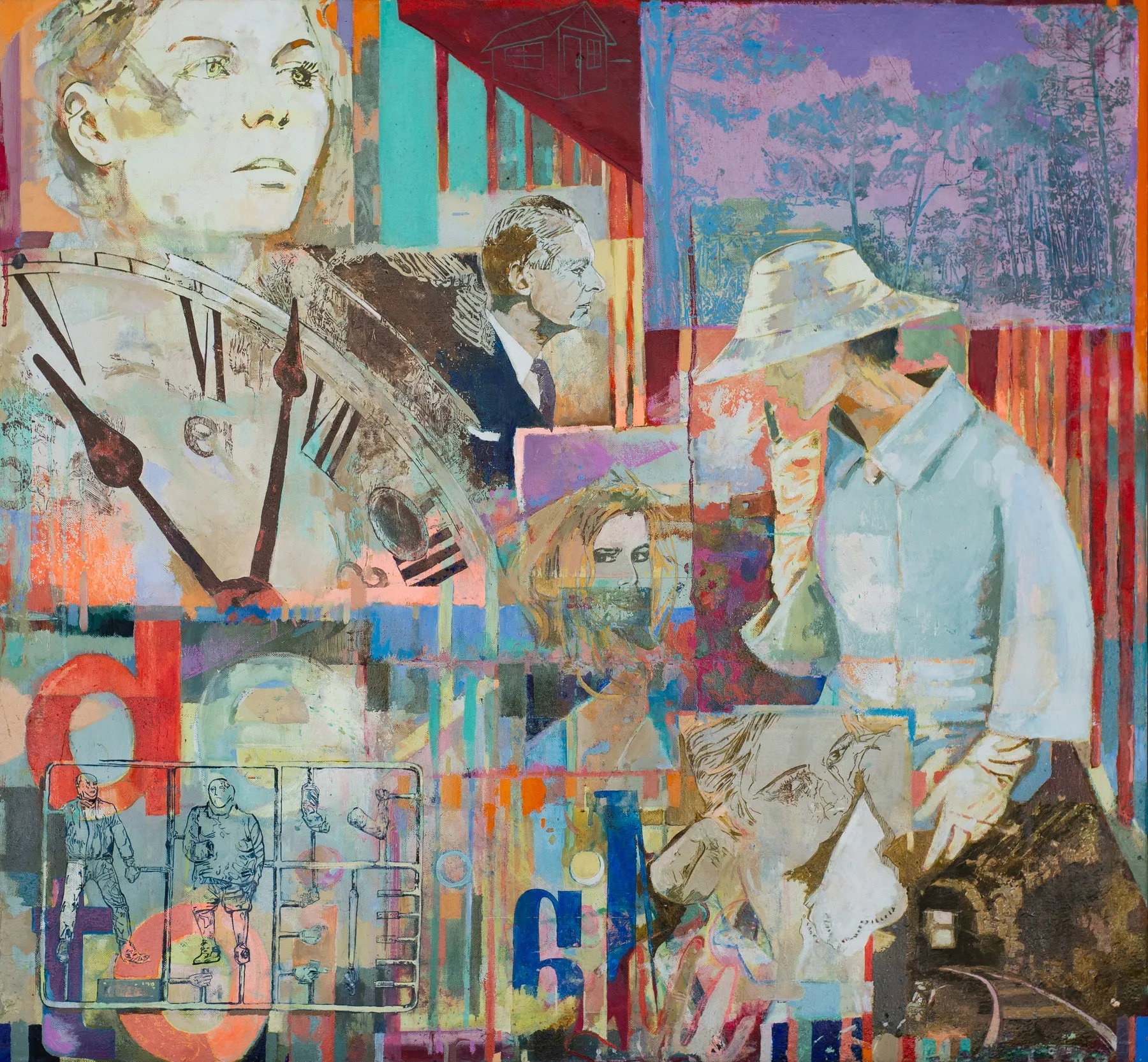 Untitled (223-01), João Cristóvão, 2020, Oil on canvas