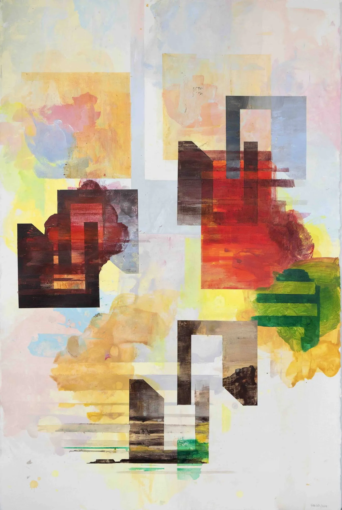 Untitled (296-04), Victor Costa, 2024, Acrylic on paper
