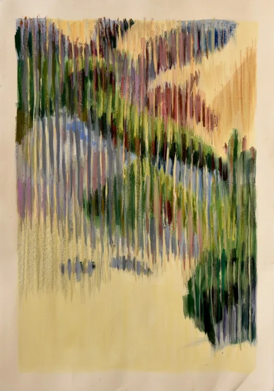 Untitled, Stefanie Pullin, 2021, Mixed media on paper