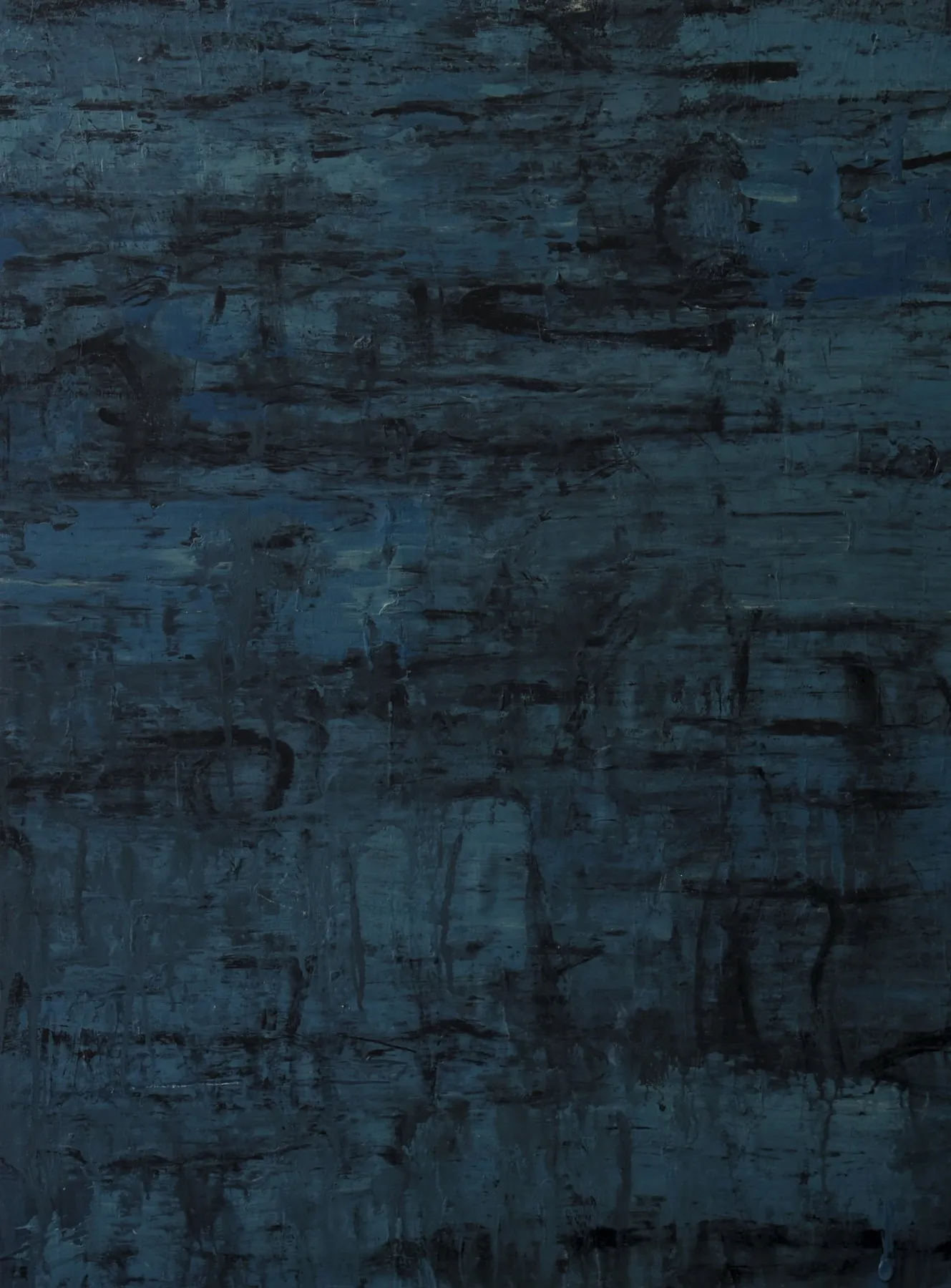 Nymphéas, Jean Pierre Porcher, 2014, Painting on paper on aluminium