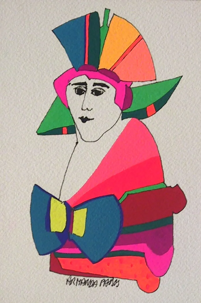 Untitled #17, Armanda Passos, 2002, Gouache on paper