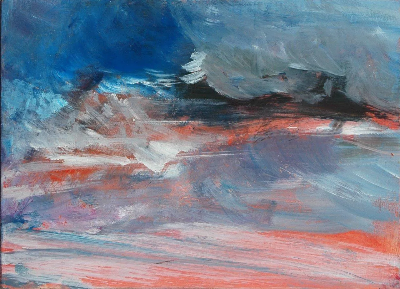 Vertigem celeste #4, Ana Sério, 2016, Oil on MDF
