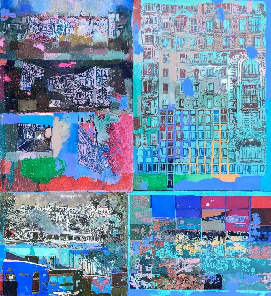 Untitled (223-31), João Cristóvão, 2020, Oil on cardboard