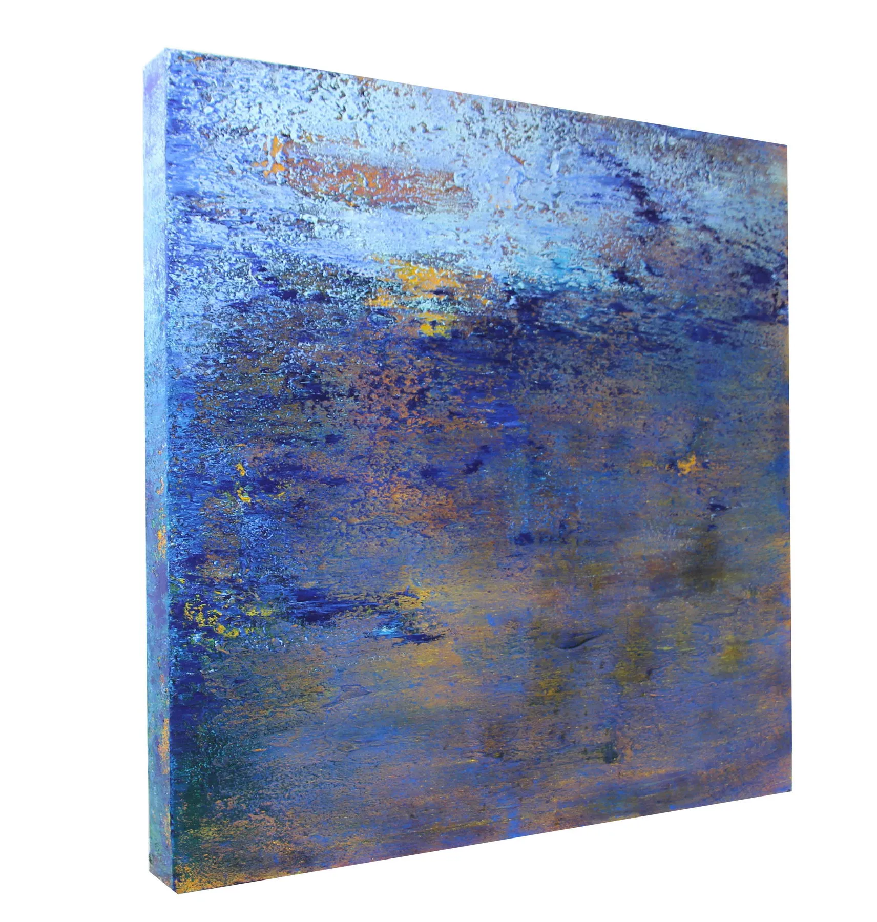 Visões Marítimas à noite, Alberto Reguera, 2019, Mixed media on canvas
