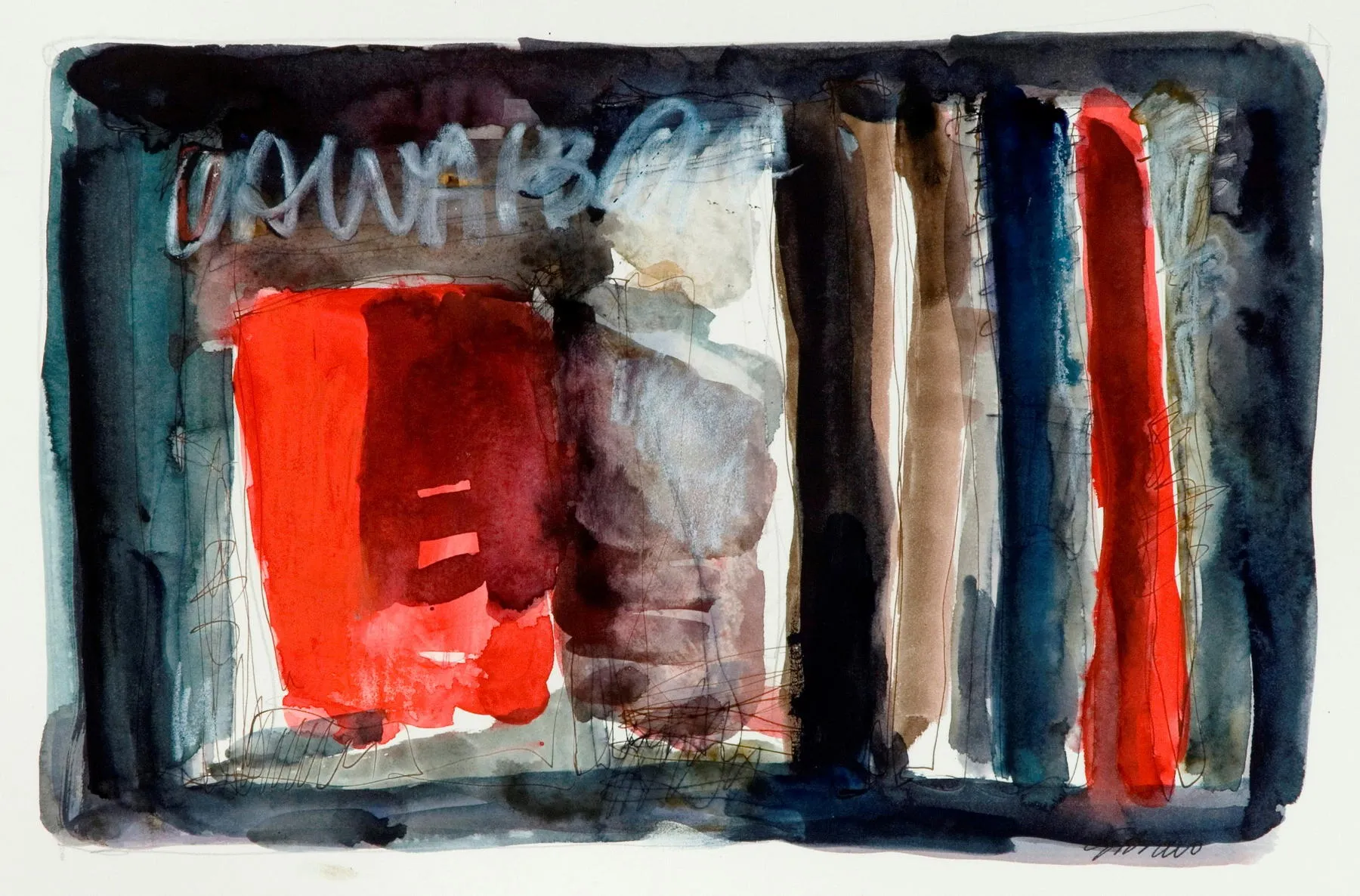 Untitled, González Bravo, 2008, Watercolour on paper