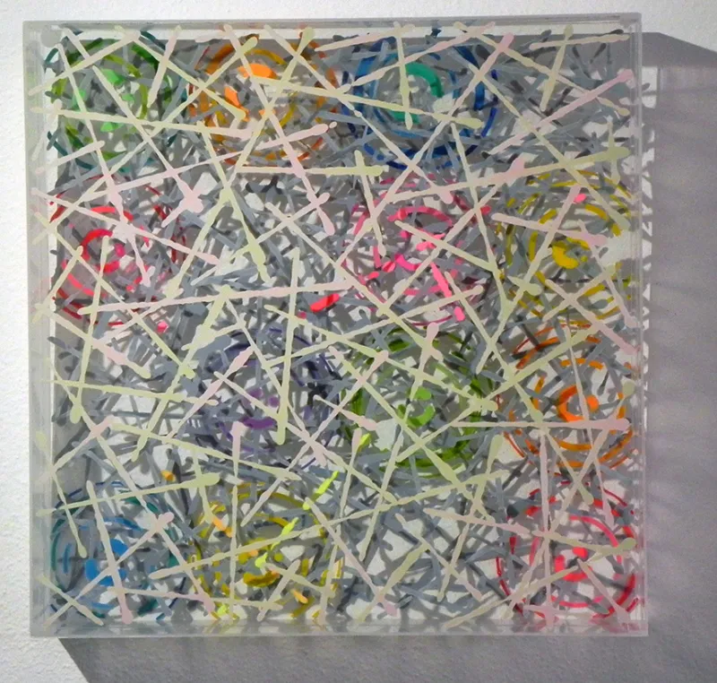 Relógio #2, Yury Darash, 2024, Painting on acrylic glass