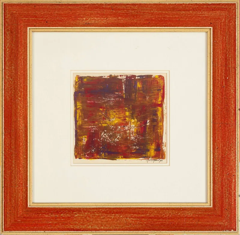 Untitled (300-68), Moita Macedo, 1985, Mixed media on paper