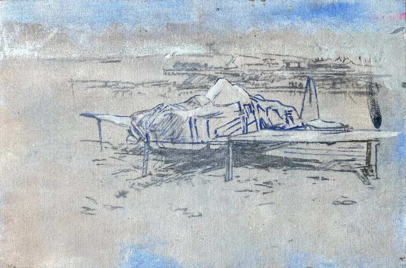 Untitled (288-21), João Cristóvão, 2025, Oil on canvas