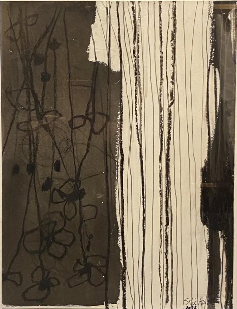 Em branco, Sofia Areal, 2021, Mixed media on paper