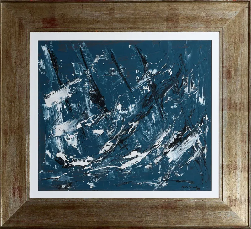 Caravela, Moita Macedo, 1983, Oil on platex