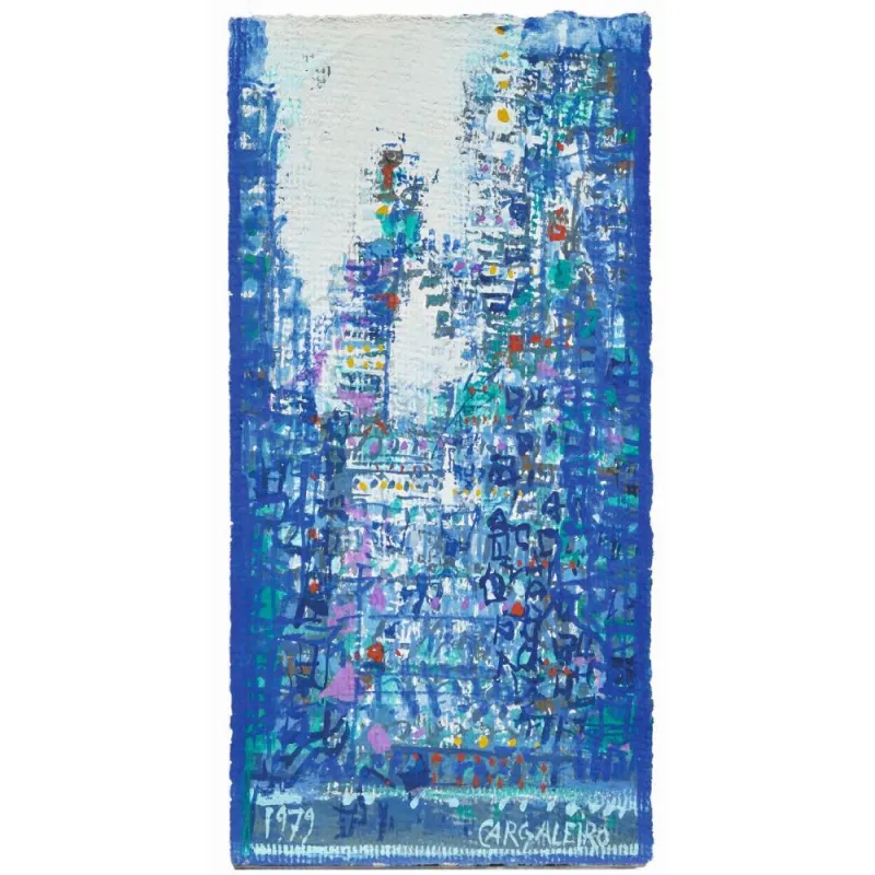 Untitled (L38), Manuel Cargaleiro, 1979, Gouache on paper