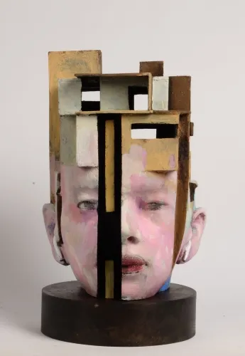 House, Jesús Curiá, 2025, Bronze