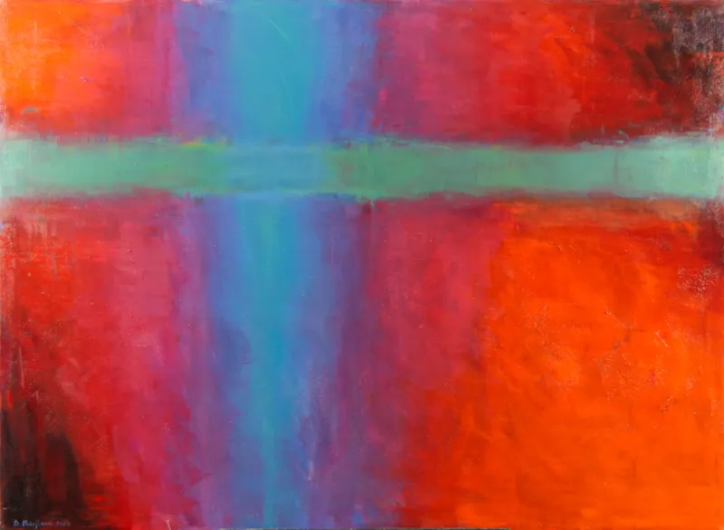 A.P.25-676, Branislav Mihajlović, 2025, Oil on canvas