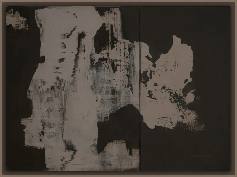 Série 1: Éphémère, Jean Pierre Porcher, 2026, Acrylic on canvas on plywood