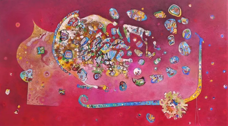 Fénix rústicas, Ana Maria, 2022, Oil on canvas
