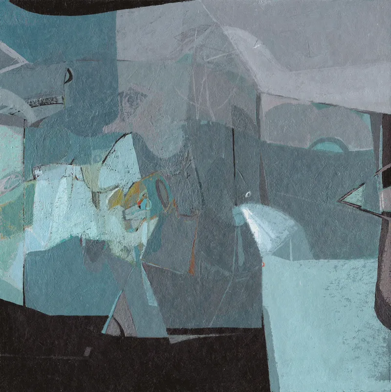 Trapped, Rui Tavares, 2010, Acrylic on cardboard