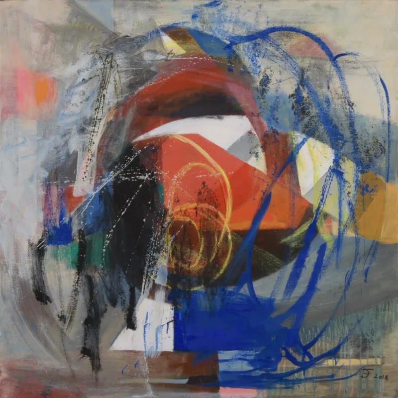Recollections, Deolinda Fonseca, 2018, Oil on canvas