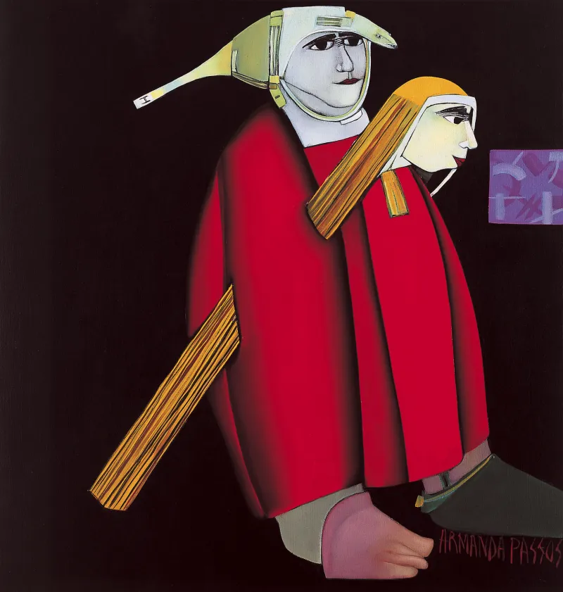 Untitled #7, Armanda Passos, 2003, Oil on canvas