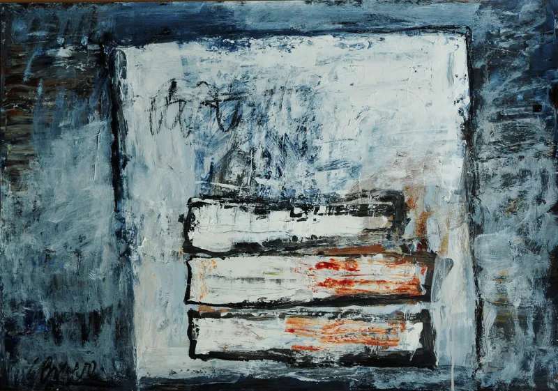Untitled (131-09), González Bravo, 2013, Oil on cardboard