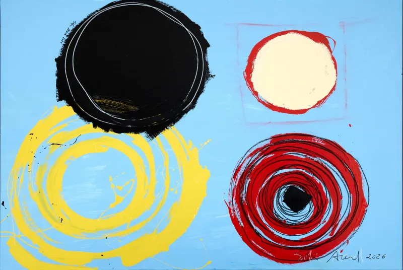 Untitled (299-03), Sofia Areal, 2026, Mixed media on mat board