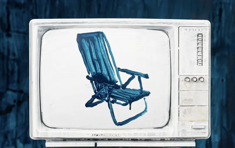 É sobre objectos casa - é sobre objectos seguros #11, Maísa Champalimaud, 2026, Acrylic on television