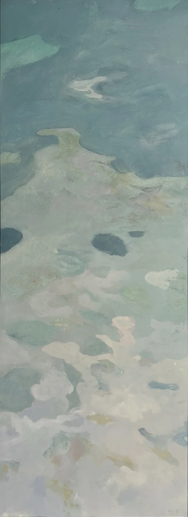 Untitled (282-16), Paulo Barreiros Cardoso, 2024, Oil on paper on aluminium