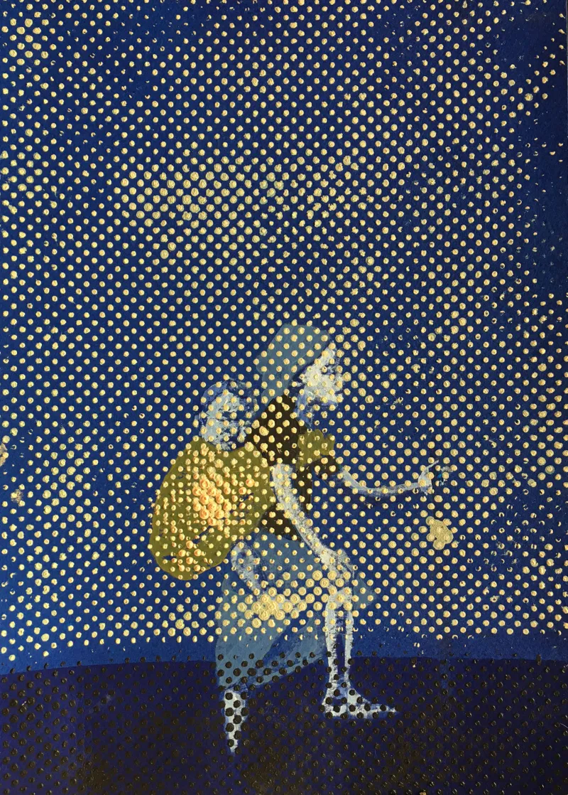 Untitled, Pedro Batista, Acrylic and natural pigment on paper