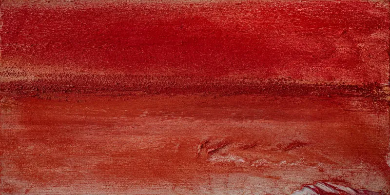 Intense coucher de soleil, Alberto Reguera, 2023, Mixed media on canvas