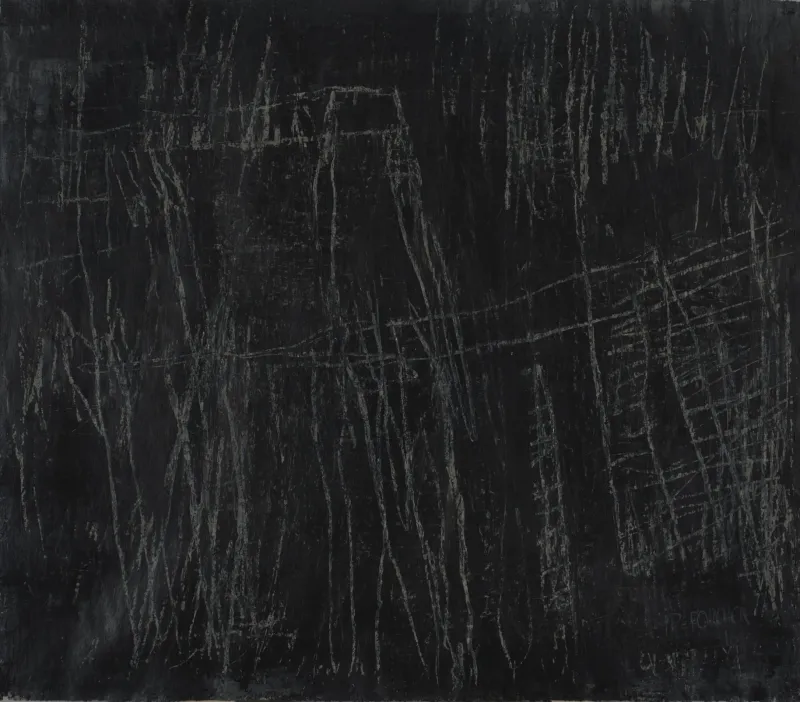 Carnet Afrique, Jean Pierre Porcher, 2016, Acrylic with graphite on paper