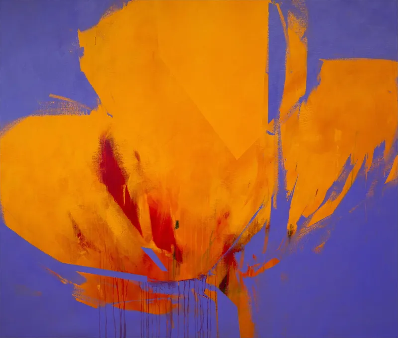 flor-flor #9, Fernando Gaspar, 2023, Acrylic on canvas