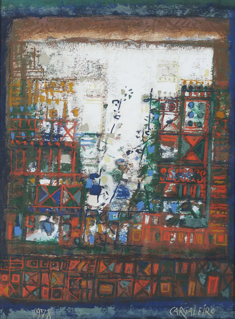 Untitled (L29), Manuel Cargaleiro, 1978, Gouache on paper