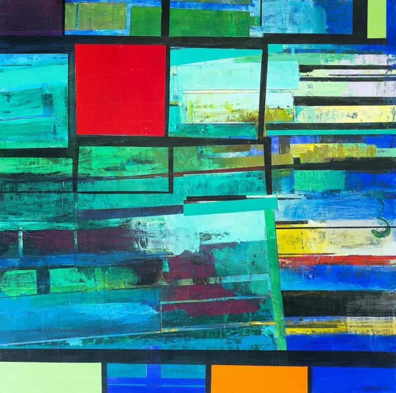 Untitled (VTRCST001), Victor Costa, 1998, Acrylic on wood