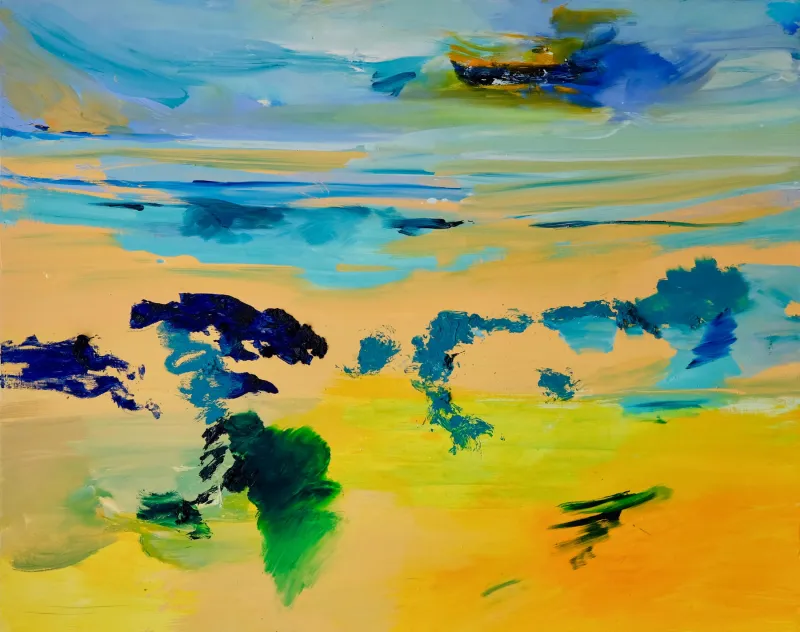 Ser-paisagem VII, Ana Sério, 2019, Oil on MDF