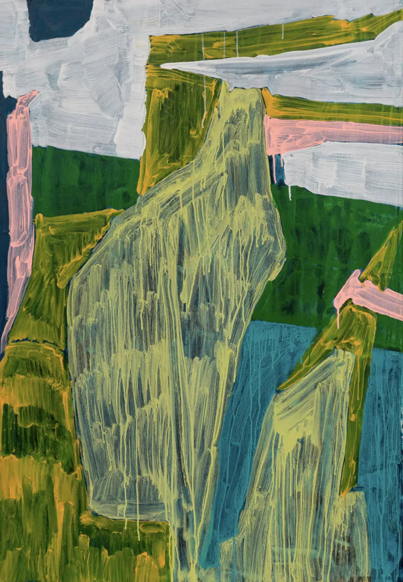 Sei lá, Maísa Champalimaud, 2026, Mixed media on canvas