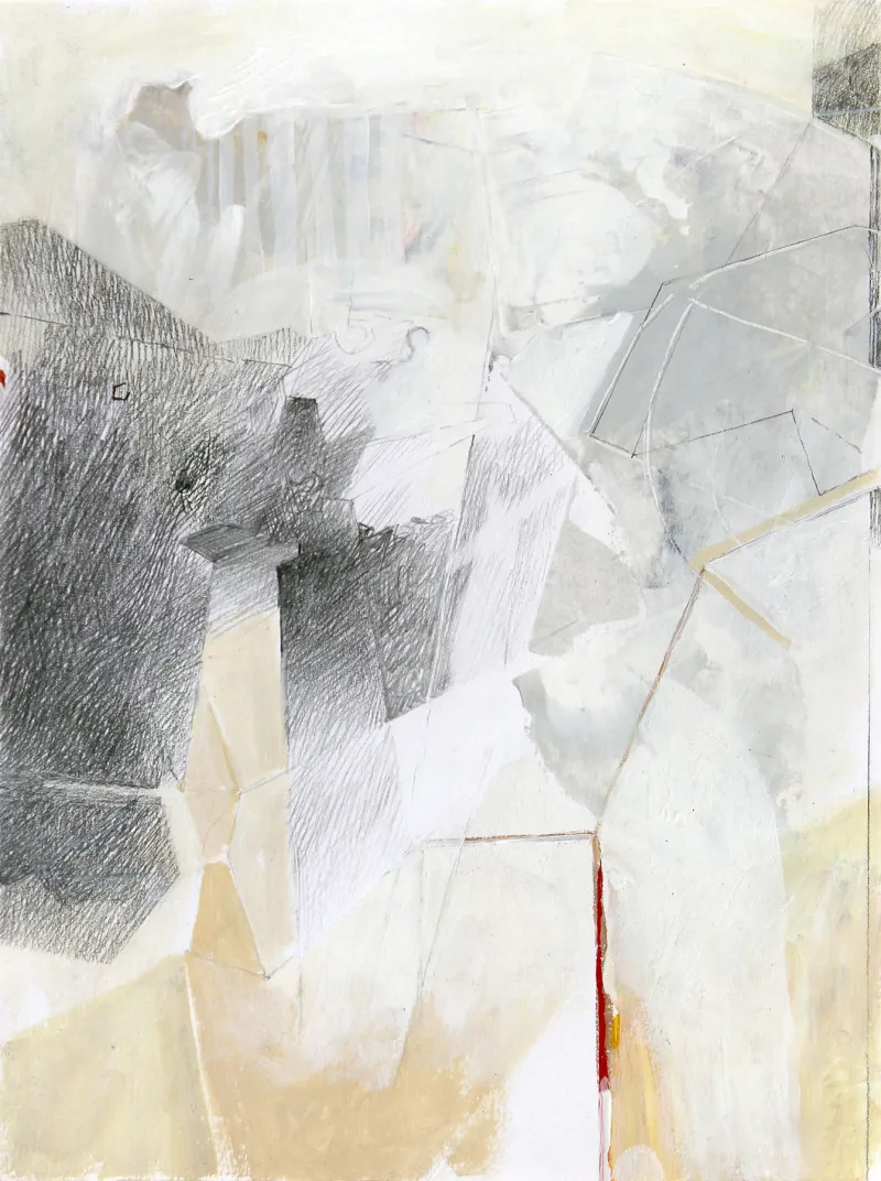 Untitled (P89-14), Rui Tavares, Acrylic and graphite on paper (2017/8)