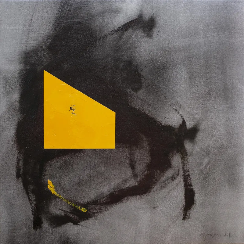 DEM #9, Fernando Gaspar, 2021, Mixed media on canvas
