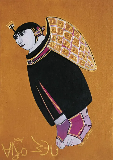 Anjo meu, Armanda Passos, 2005, Oil on canvas