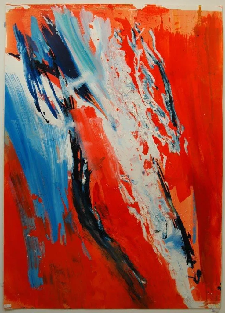 Floresta Submersa #2, Ana Sério, 2016, Oil on paper