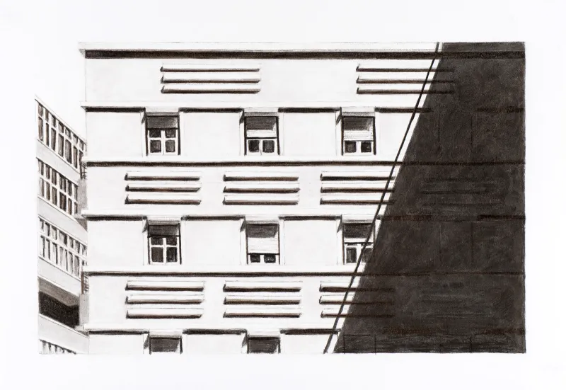 Rua Eiffel, Hector Ramsay, 2015, Graphite on paper