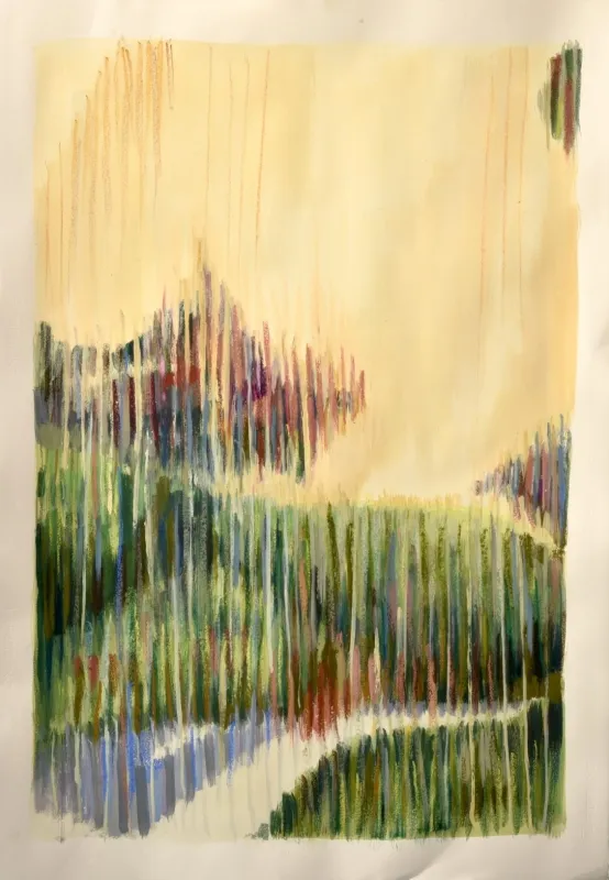 Untitled, Stefanie Pullin, 2021, Mixed media on paper