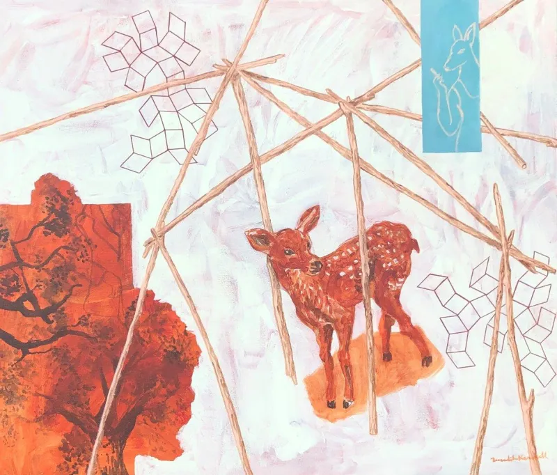 Lugares de conforto (276-19), Benedita Kendall, 2024, Acrylic on canvas